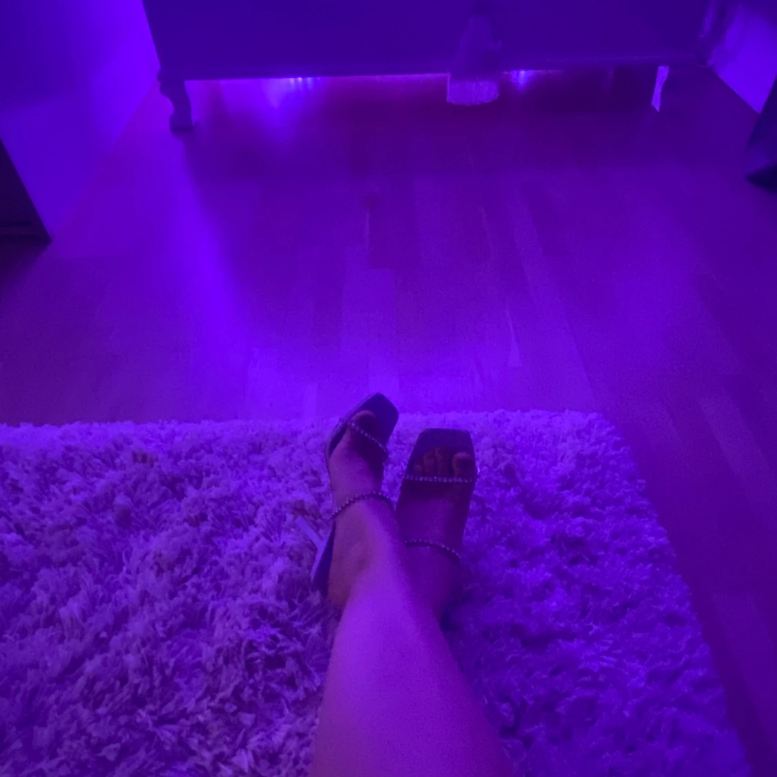 Square toe diamond clear strap mules | boohoo - 91