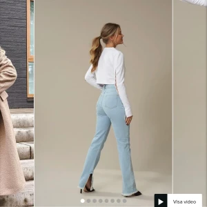 Hanna schönberg X NAKD jeans - Jättefina jeans från Hanna Schönbergs kollektion med NAKD, säljer då de är förstora.. Använda fåtal gånger💞 Nypris 549kr, storlek 36. Slutsålda på hemsidan. 