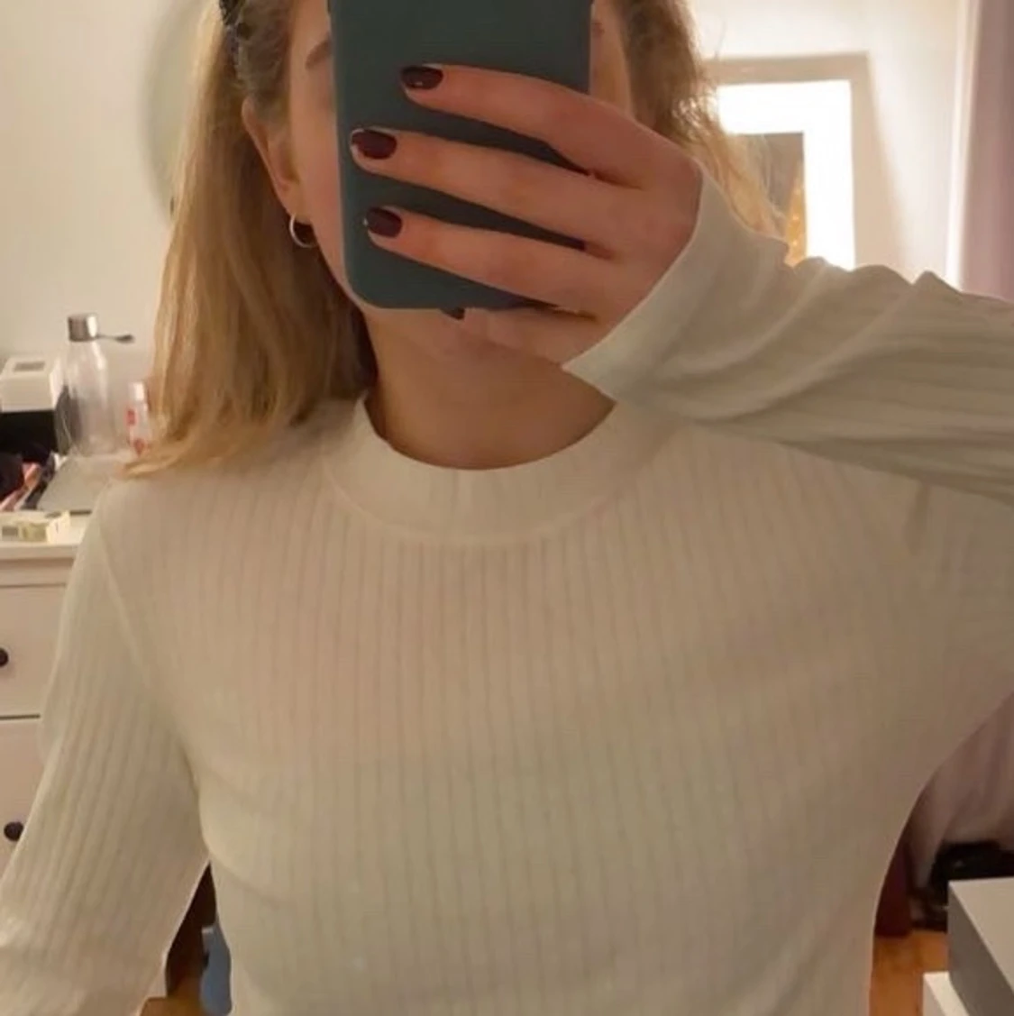 Vit basic tröja - 91