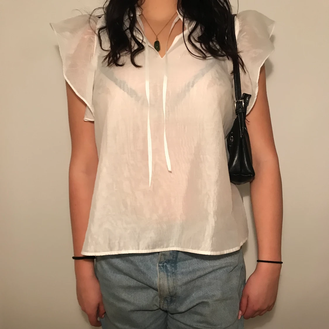 Vit blus från Daisy Grace