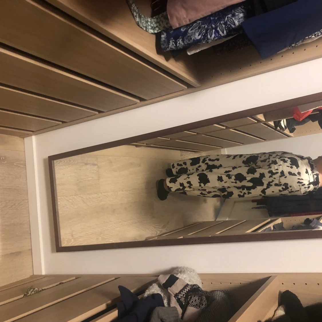 Cow print byxor ASOS - 90