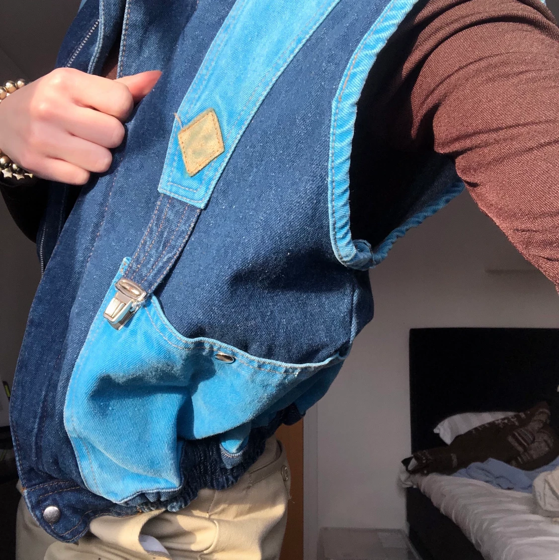 Vintage jeans väst - 91