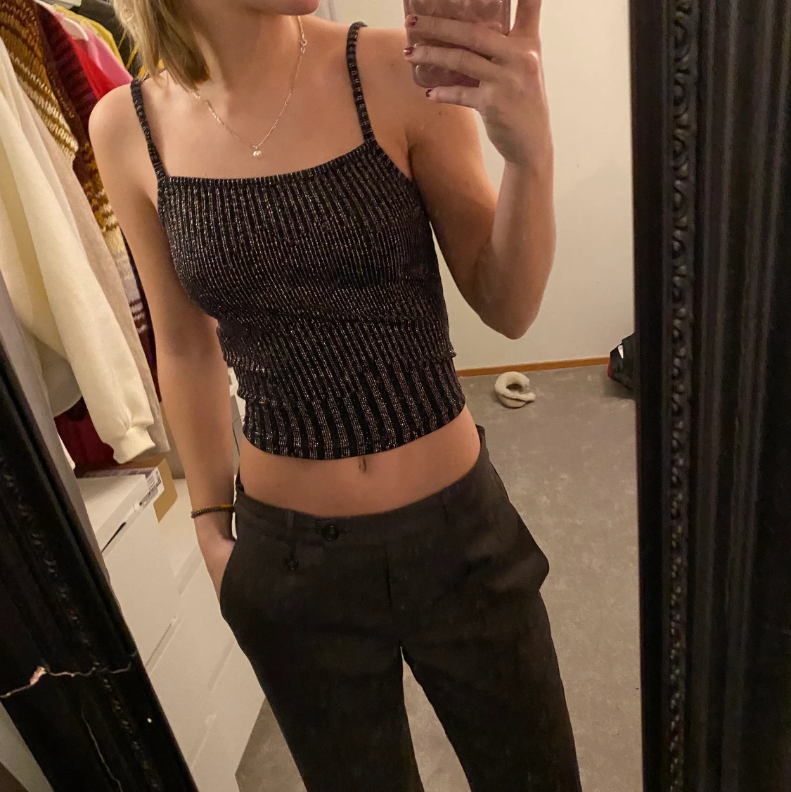 Glittrig tröja  - 90