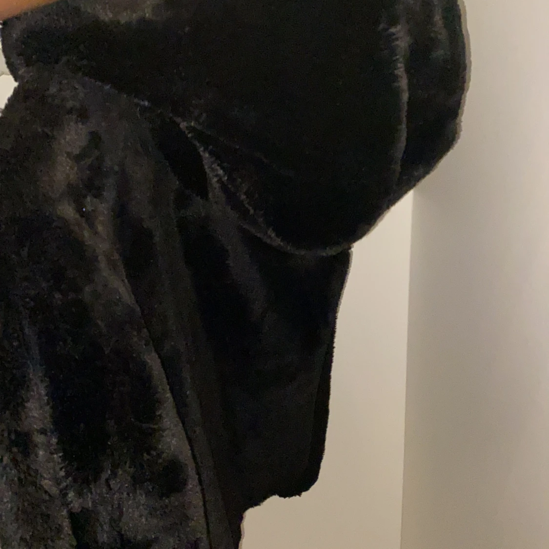 Faux fur Jacket with hood  - 91