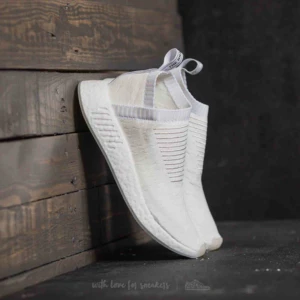  - Adidas Women NMD CS2 Primeknit W white core white st. 38 2/3 i nyskick . Nypris 1800 kr
