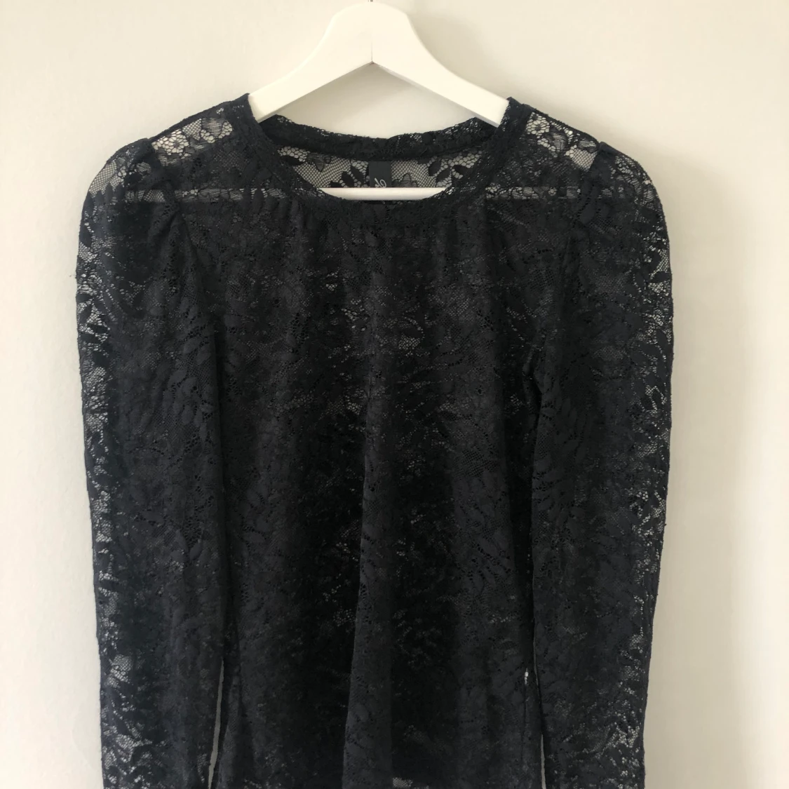 Svart Spetsblus strl XS