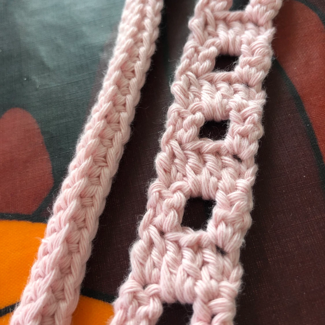 Virkade hårband - 91