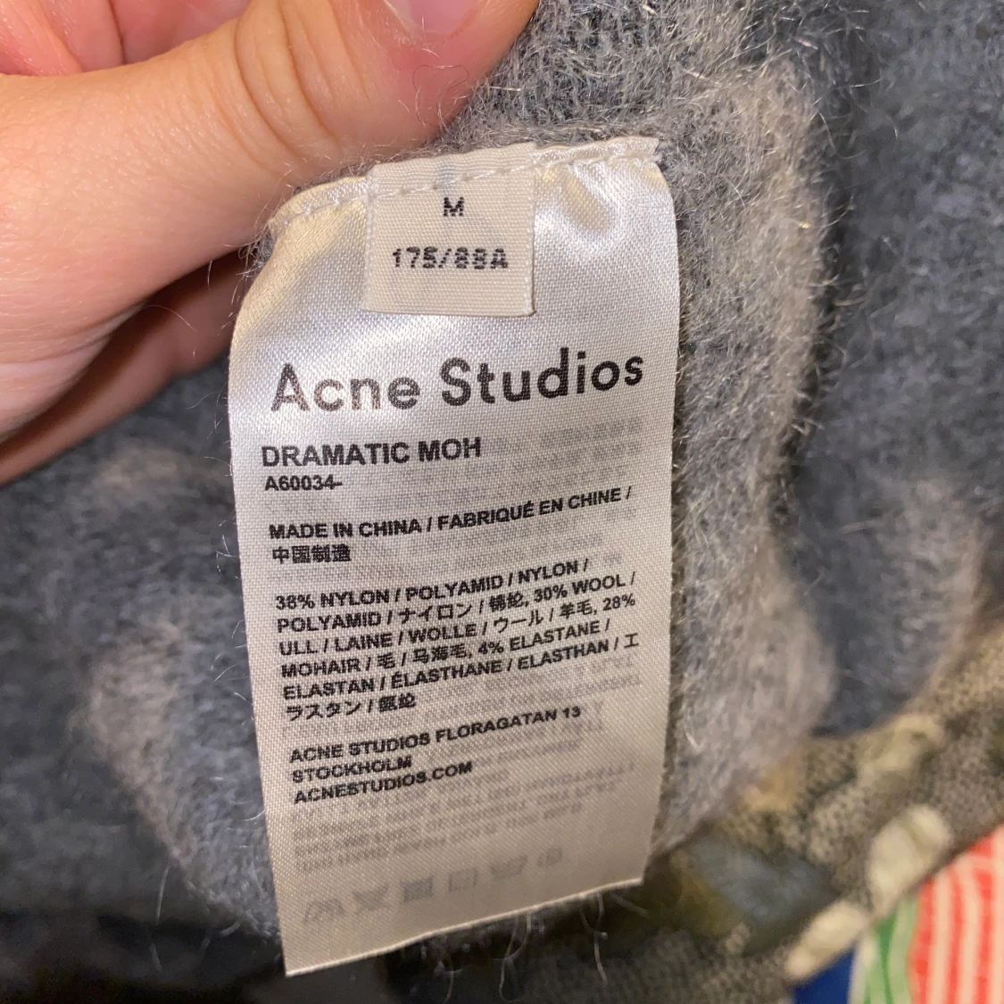 Stickad grå tröja från Acne - 91