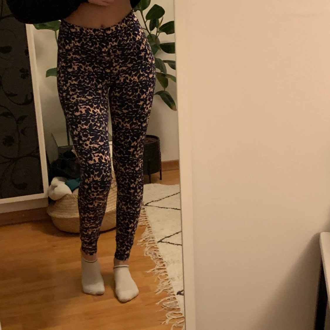 H&M mönstrade träningstights S - 90