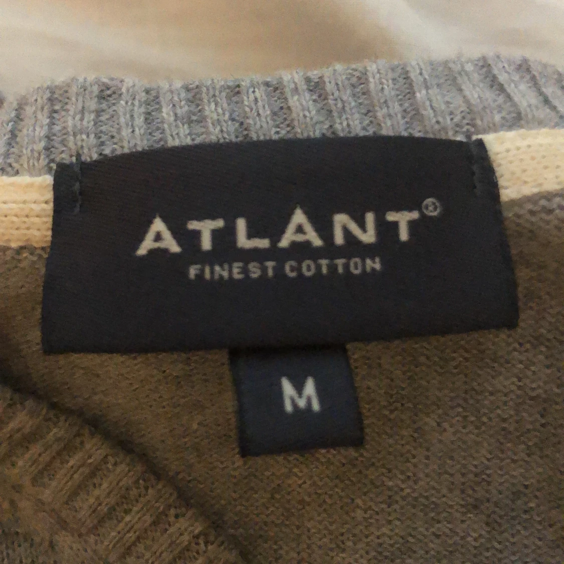 Argyle/rutig sweatshirt  - 90