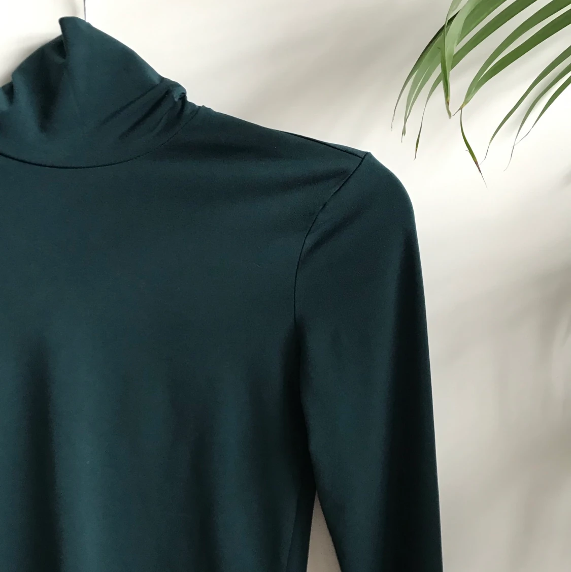 Långärmad grön polo