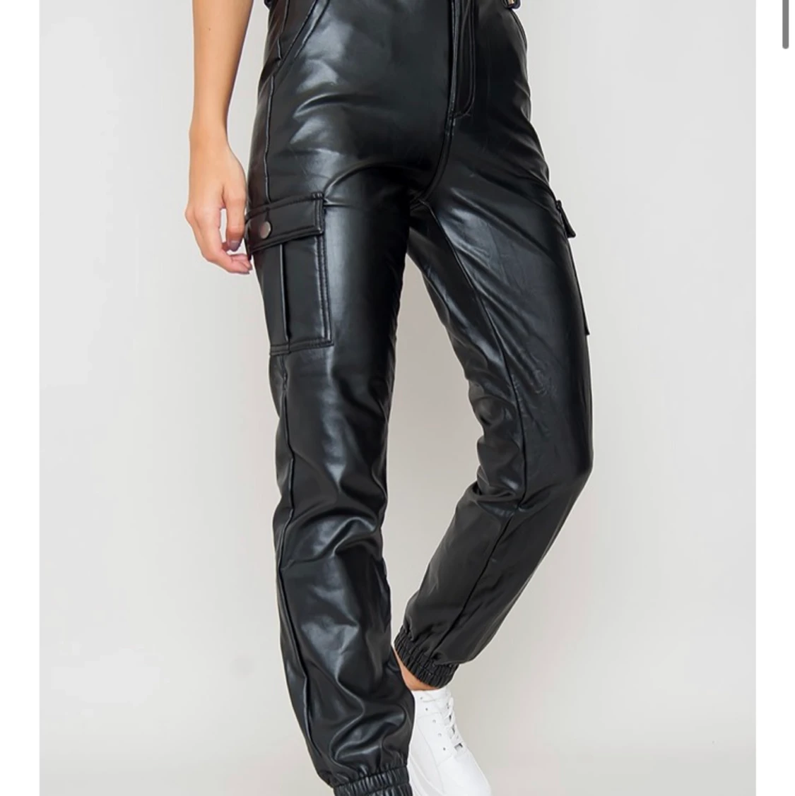 Cargo läder byxor/INTRESSEKOL - 91