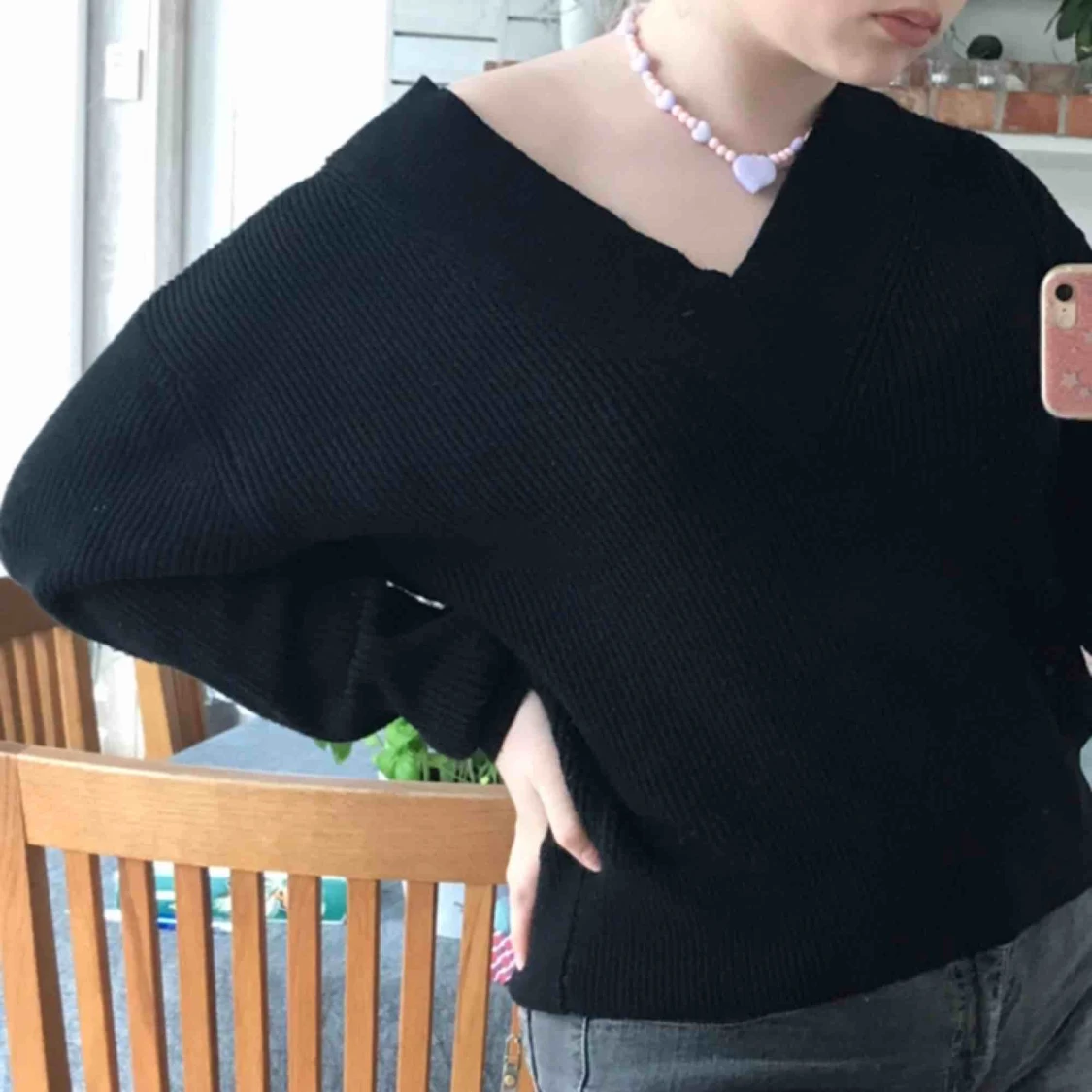 Stickad offshoulder - 90