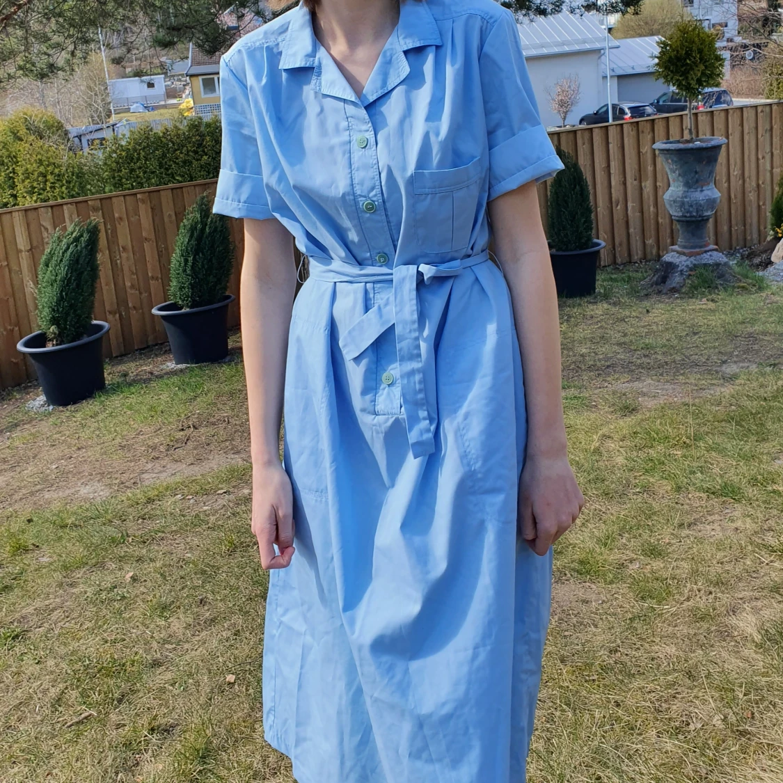 Ljusblå sommarklänning  - 91