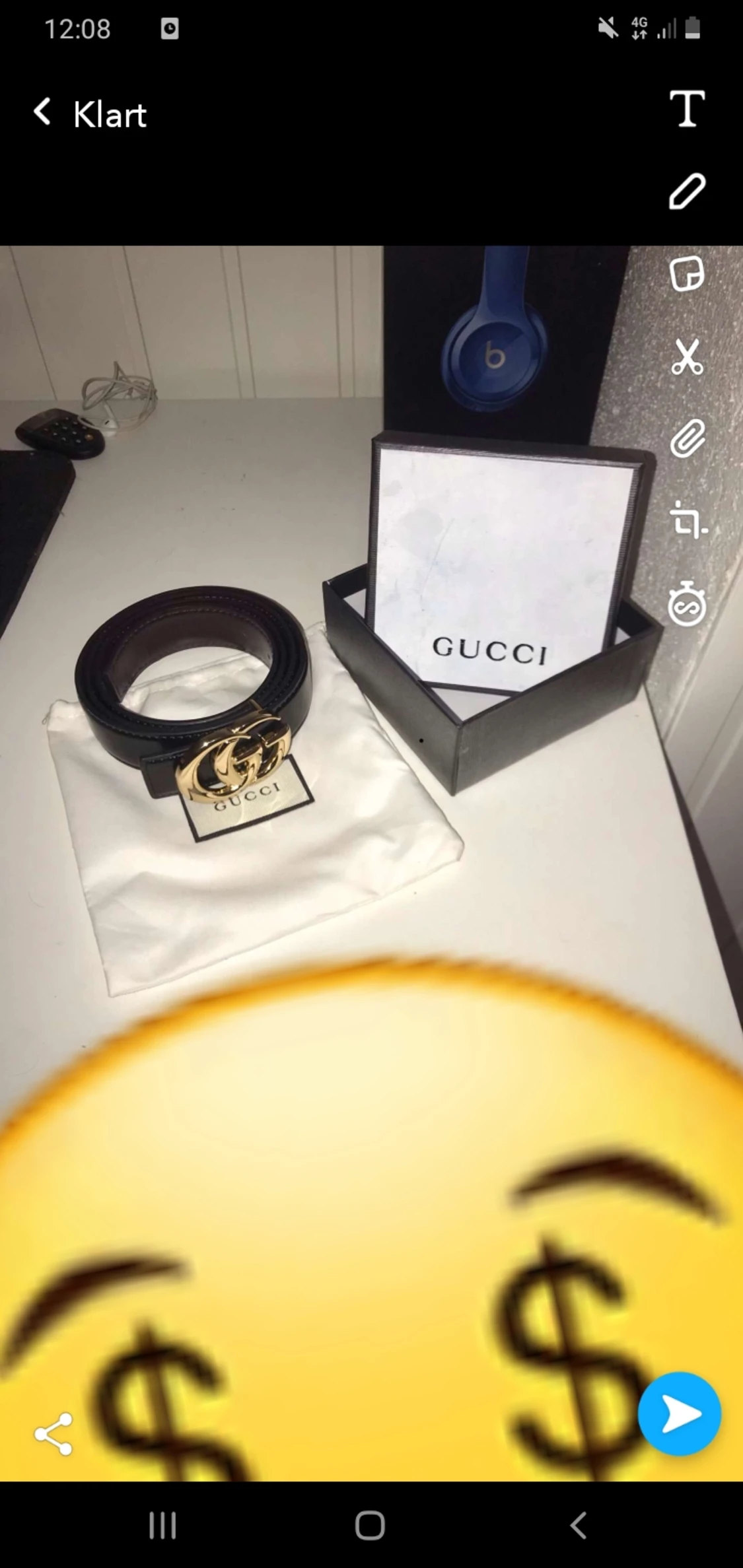 Gucci bälte