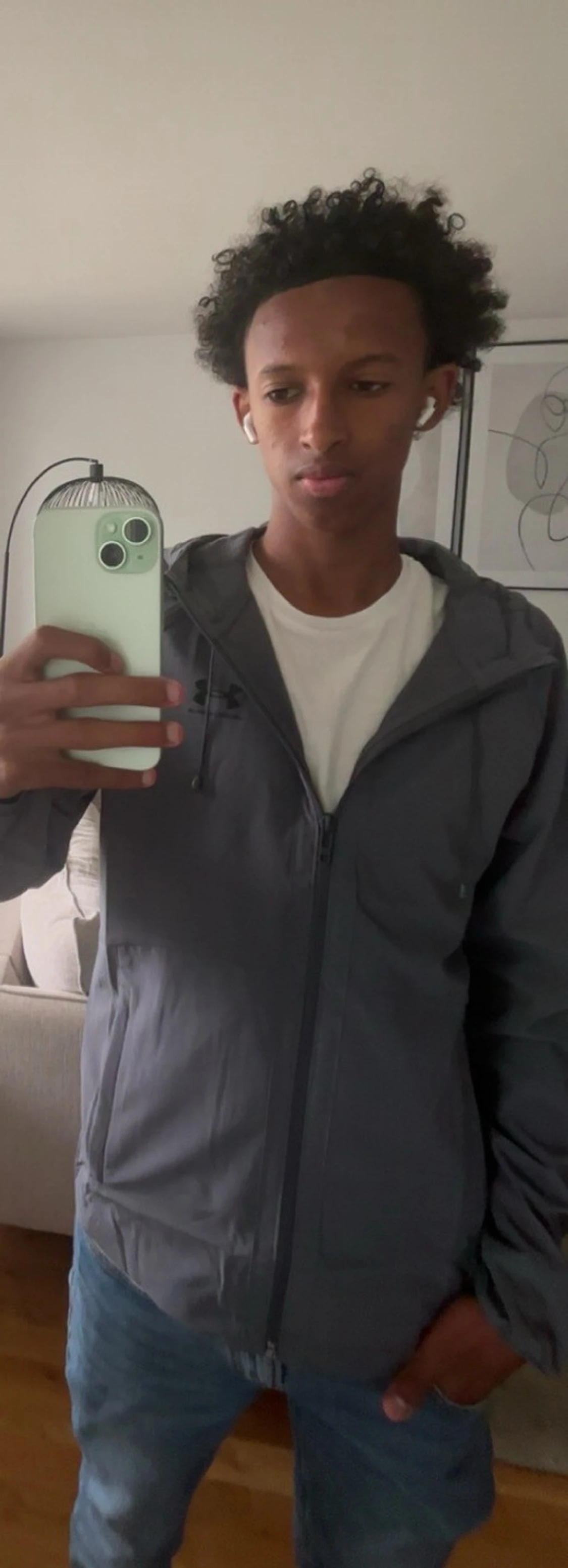 Svart vindjacka från Under Armour - 3