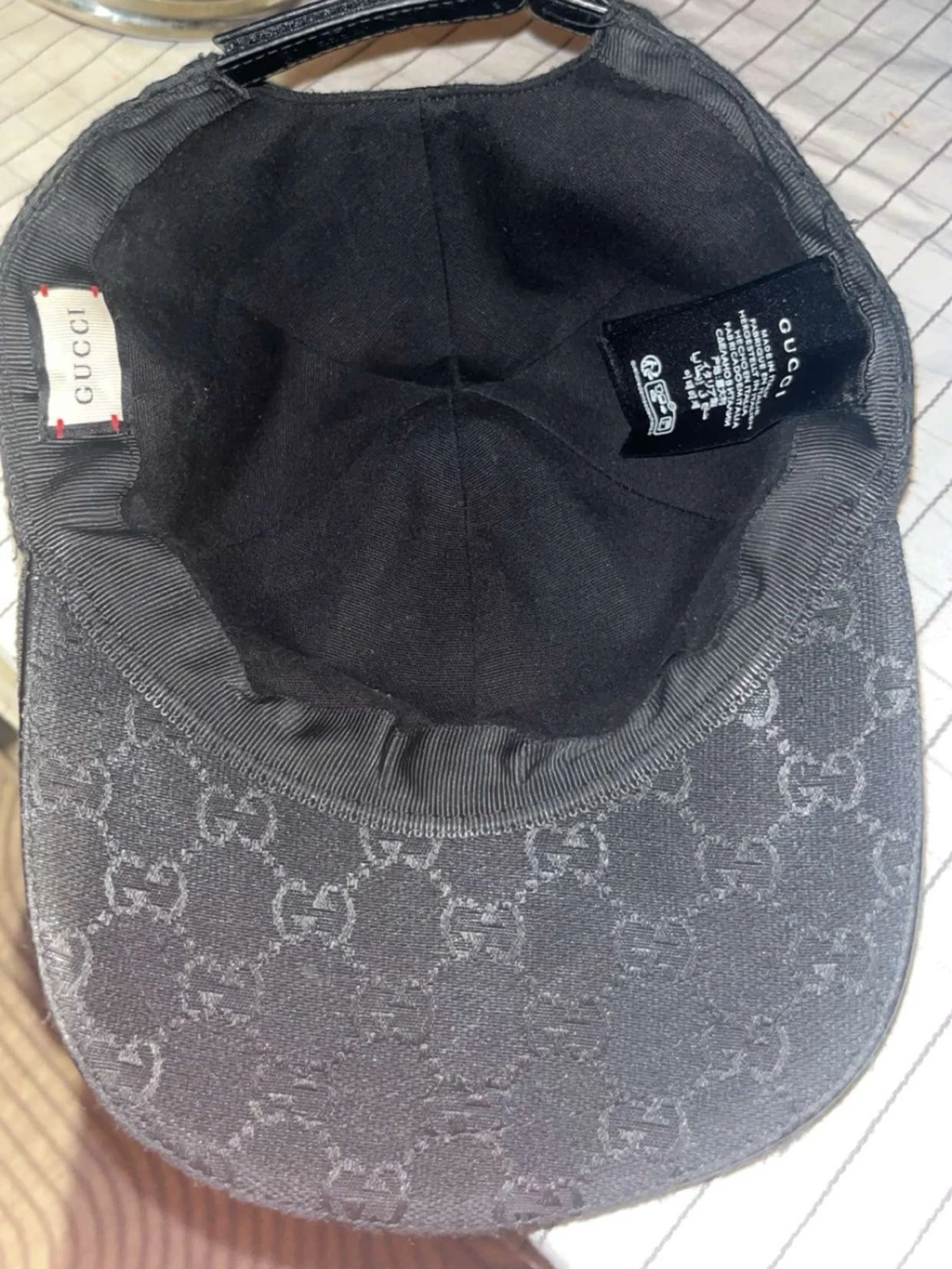 Svart Keps stolek m 58 cm  - 2