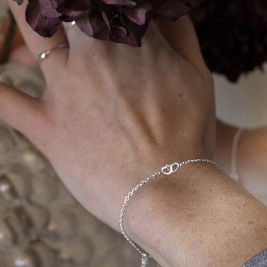 Love armband silver 