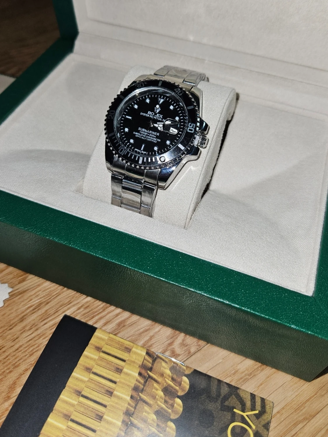 RX Submariner silver klocka - 1
