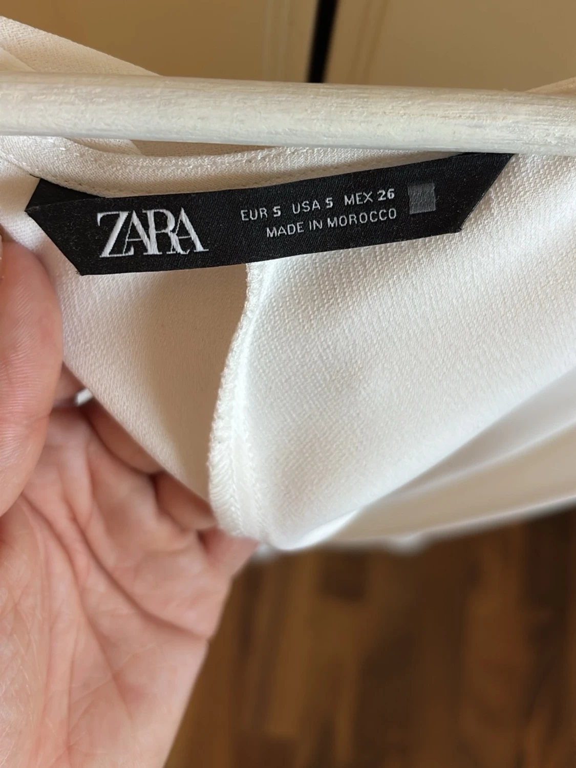 Vit omlottopp från Zara - 2