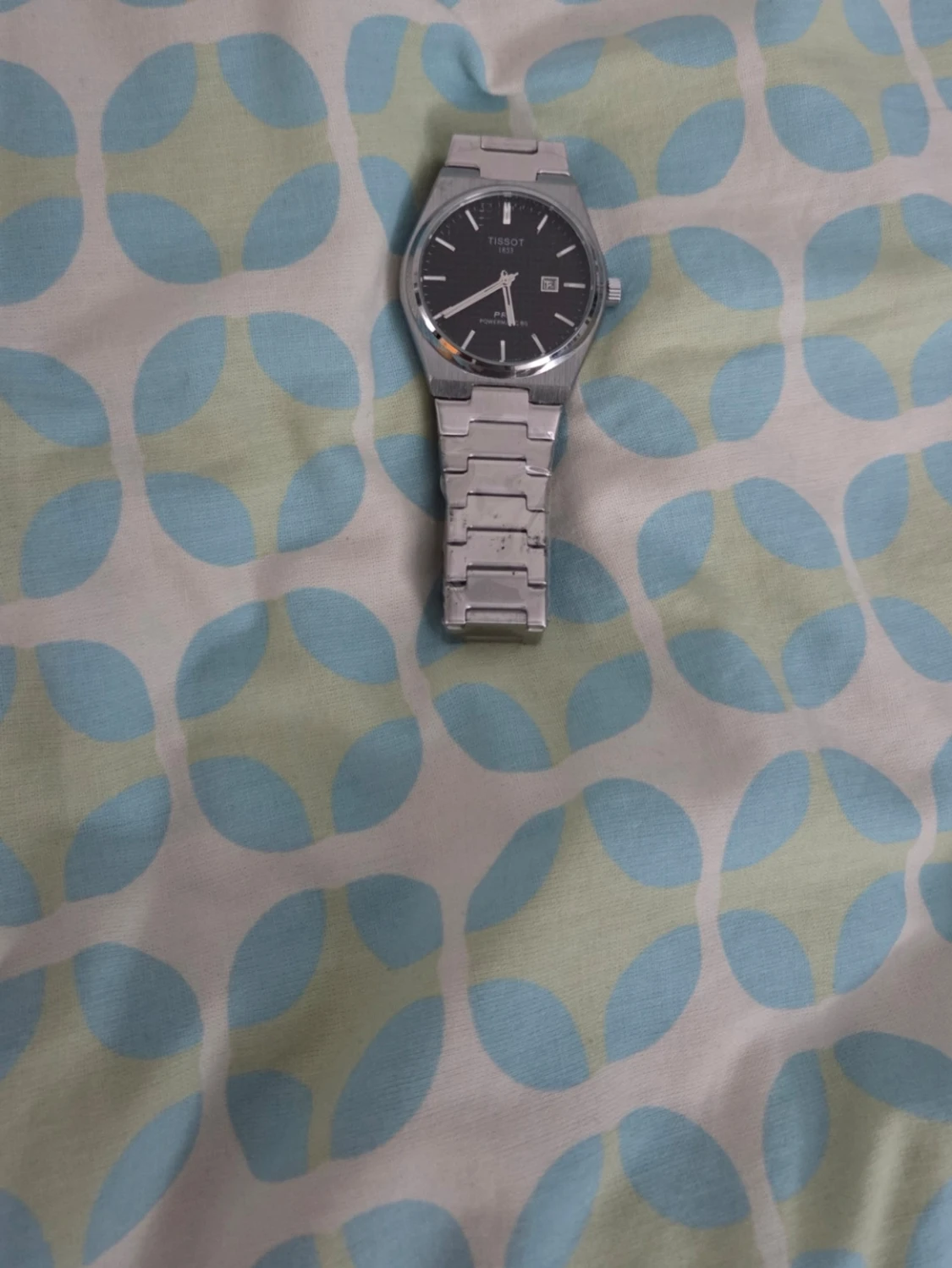 3 Tissot PRX silverklockor svart urtavla - 1