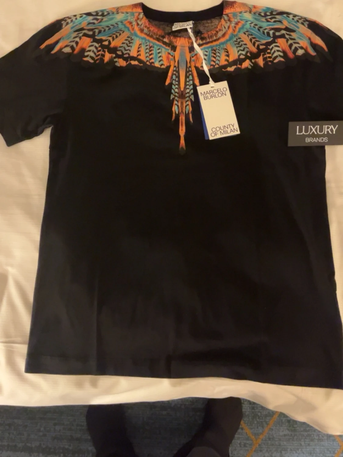 Svart t-shirt Marcelo Burlon