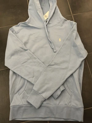 Ljusblå hoodie från Ralph Lauren - Snygg ljusblå hoodie från Ralph Lauren| perfekt till våren| nypris ca 2200| öppen för byte!