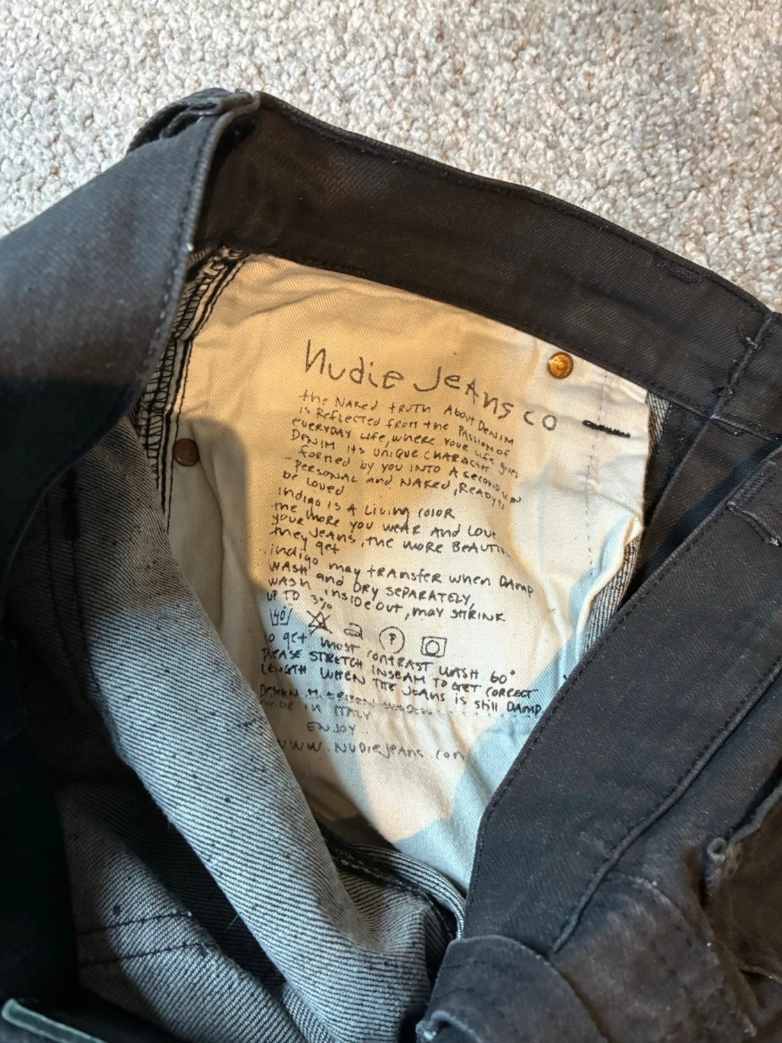 Svarta jeans från Nudie Jeans - 1
