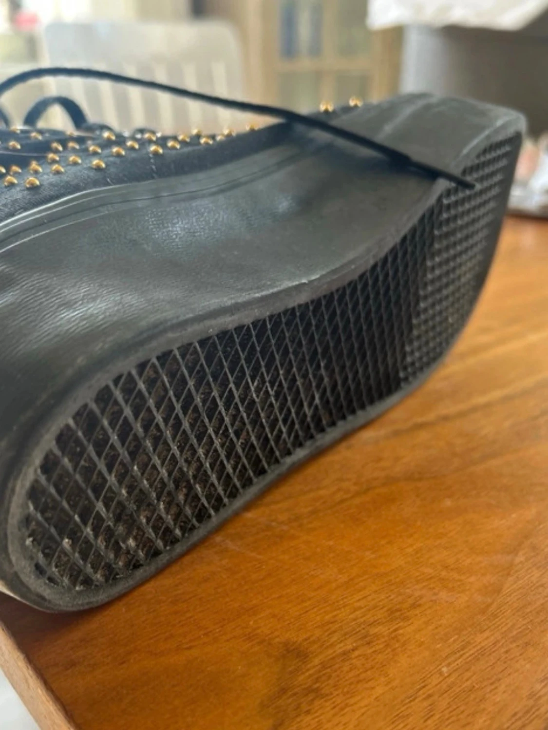 Svarta Vans Sk8-Hi med nitar - 6