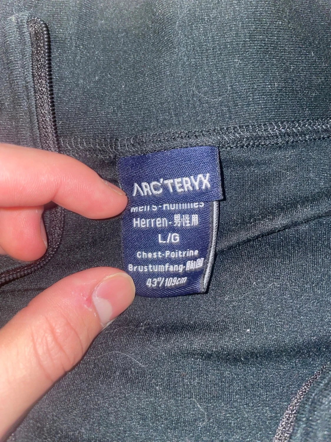 Svart fleece-tröja från Arc'teryx - 2