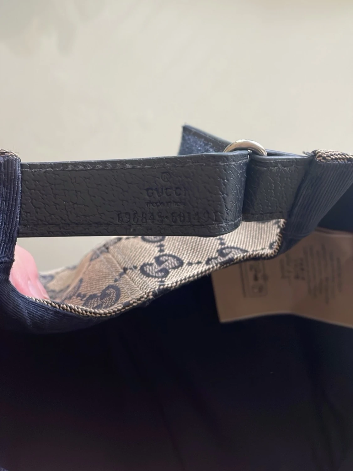 Gucci beige keps med GG-mönster - 4