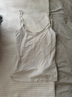 Vitt basic linne - Säljer ett vitt basic linne från Gina Tricot i storlek L! Använd några gånger, men det syns inte på tröjan. Hör av dig vid frågor🥰