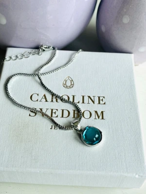 Crystal necklace  - Crystal necklace in stainless steel, unknown brand. New!