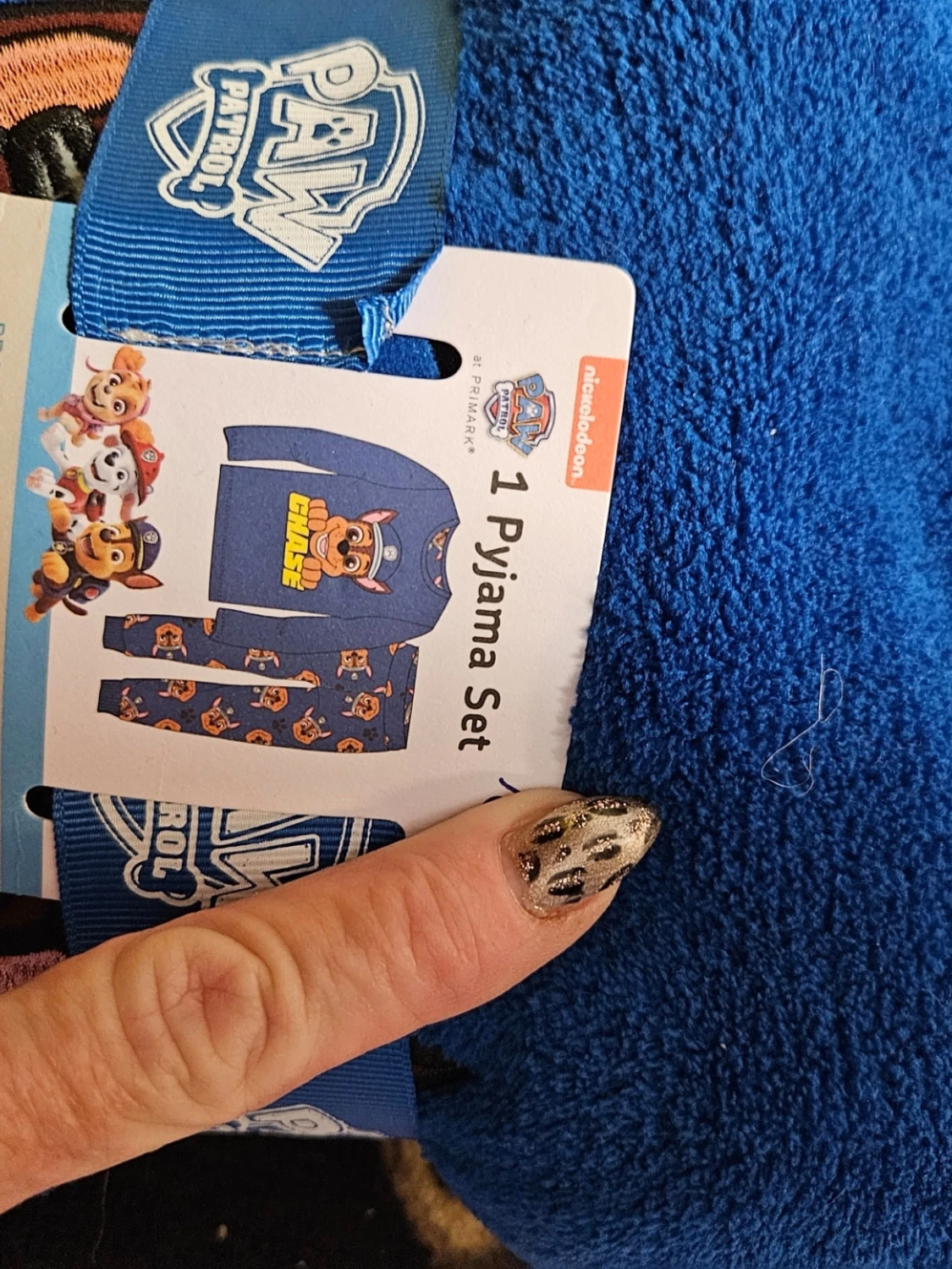 Blå Paw Patrol pyjamas set