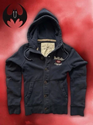 Vintage Hollister kofta  - Säljer denna jätte snygga sällsynta Hollister Kofta | mycket bra skick | Size S/M | Längd: 67cm Bröstvidd: 54cm Armlängd: 73cm | modell, 178cm 64kg | Lägg endast bud med avsikt att köpa, inga fördröjning! Pris är inte hugget i sten!