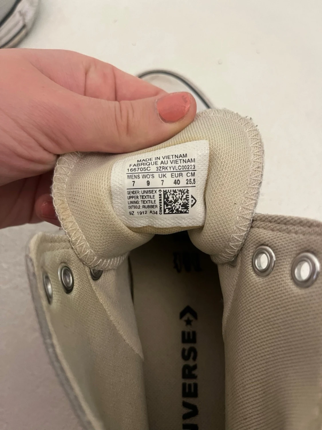Grå Converse  - 4