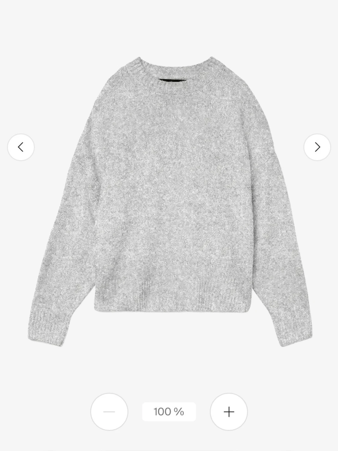 Grå stickad tröja❣️