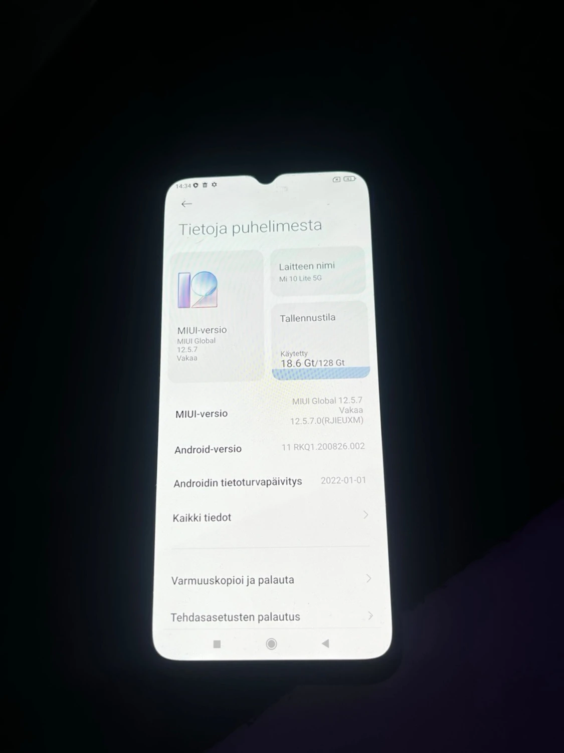 Xiaomi Mi 10 Lite lila smartphone - 2