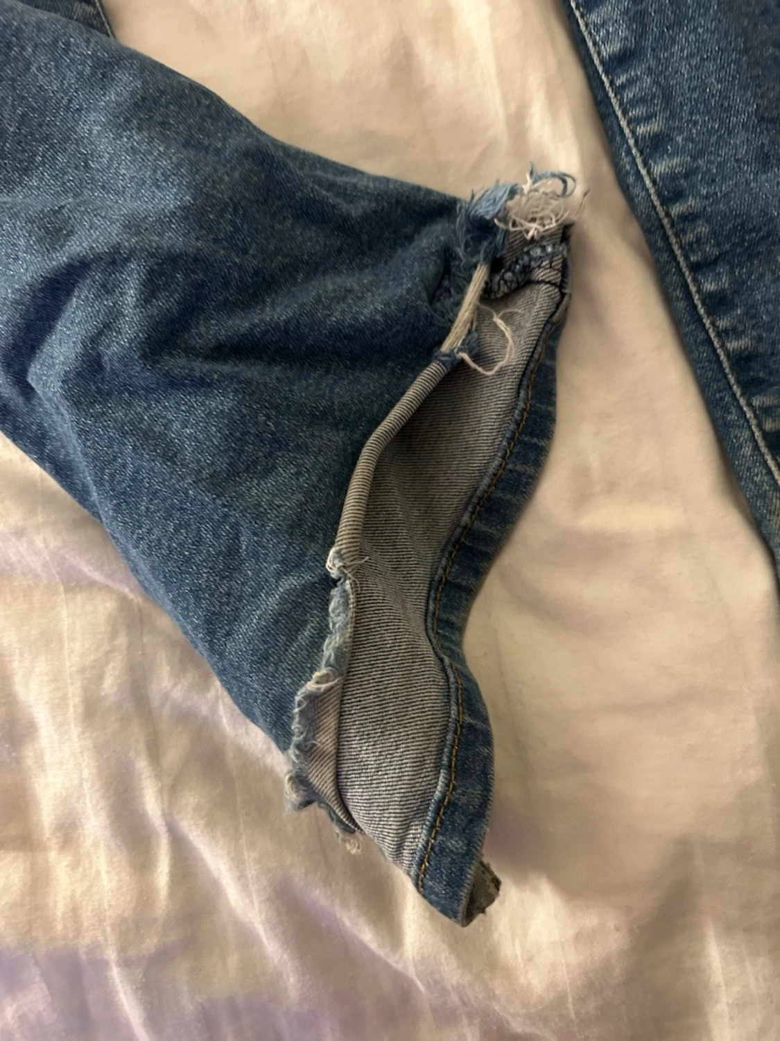 Blå bootcut jeans från LTB - 3