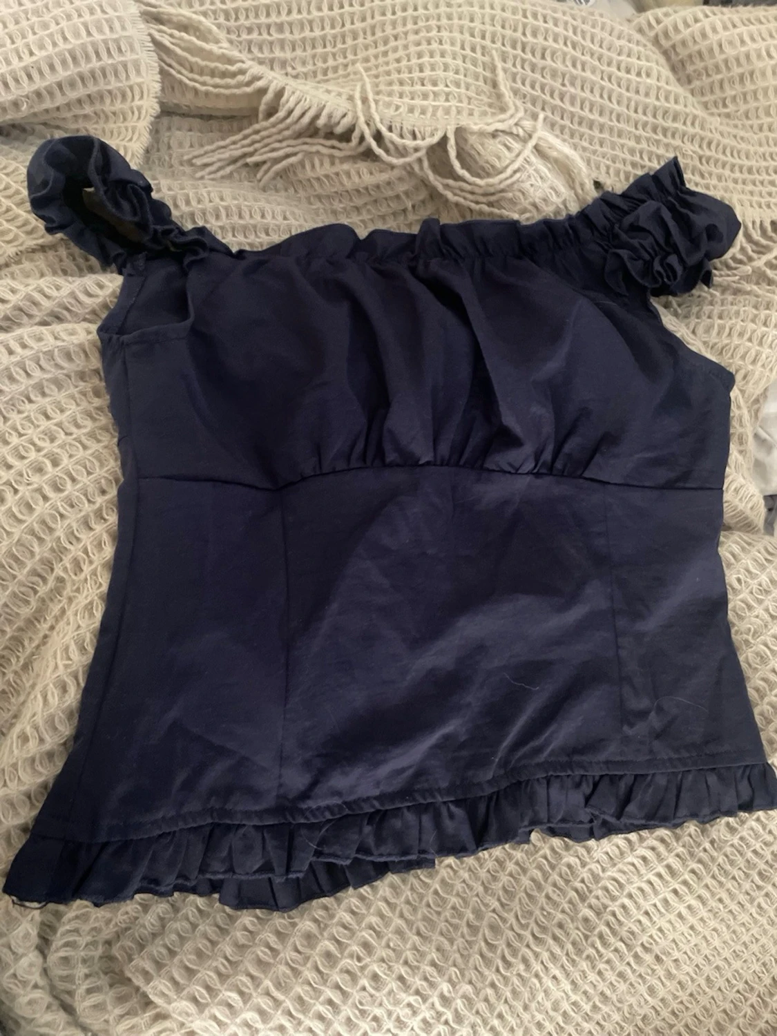 Mörkblå blus - 3
