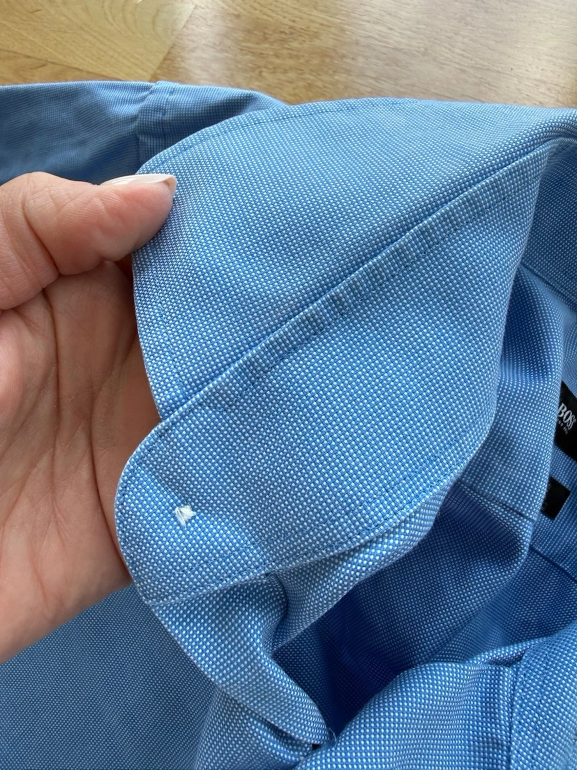 Blå skjorta från BOSS Regular Fit - 2