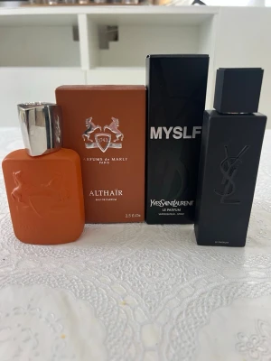 Parfymduo: Althaïr 75ml & YSL MYSLF La Parfum 60ml  - Båda är helt fulla, båda äkta och i sin förpackning. Båda parfymerna ingår i priset. Kan hämtas upp. 