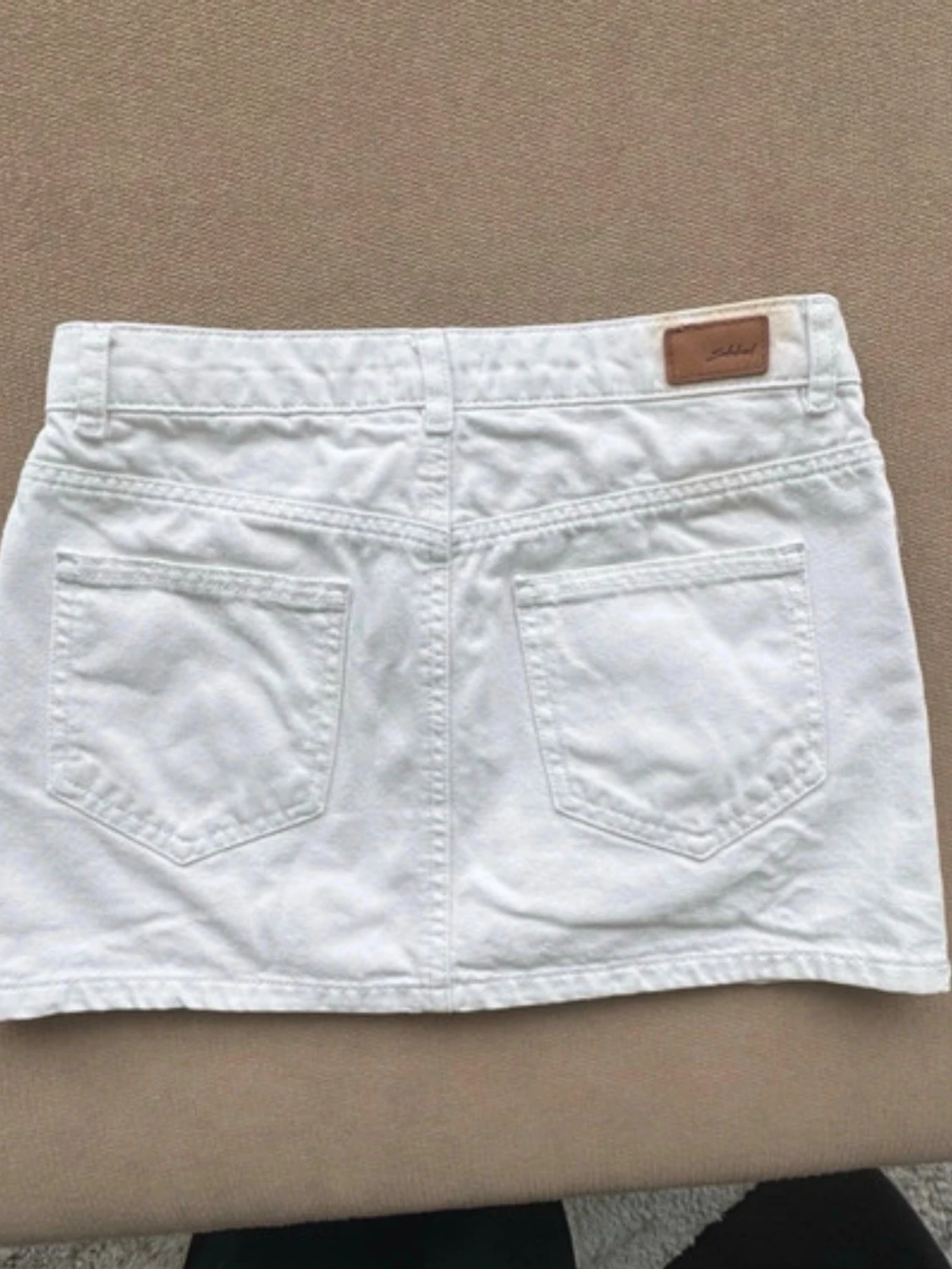 Vit jeans kjol💞 - 1