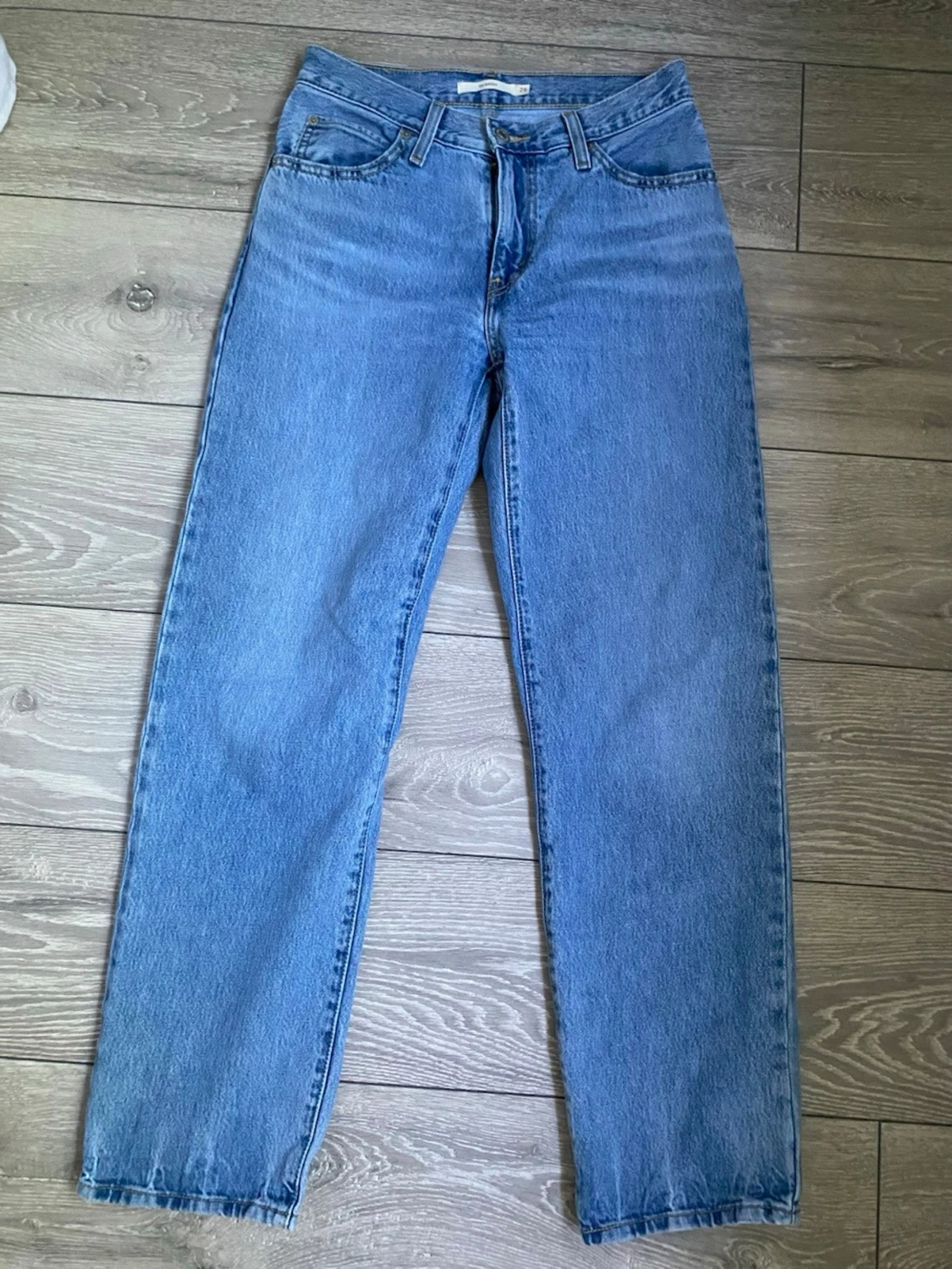 Levi's 94’ baggy ljusblå raka jeans - 1