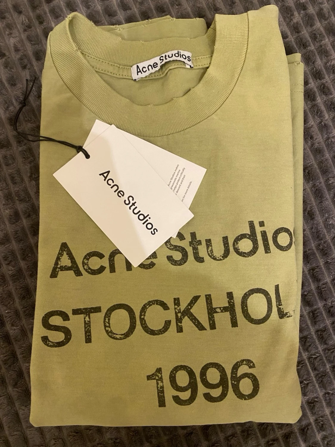 Grön långärmad t-shirt Acne Studios - 4