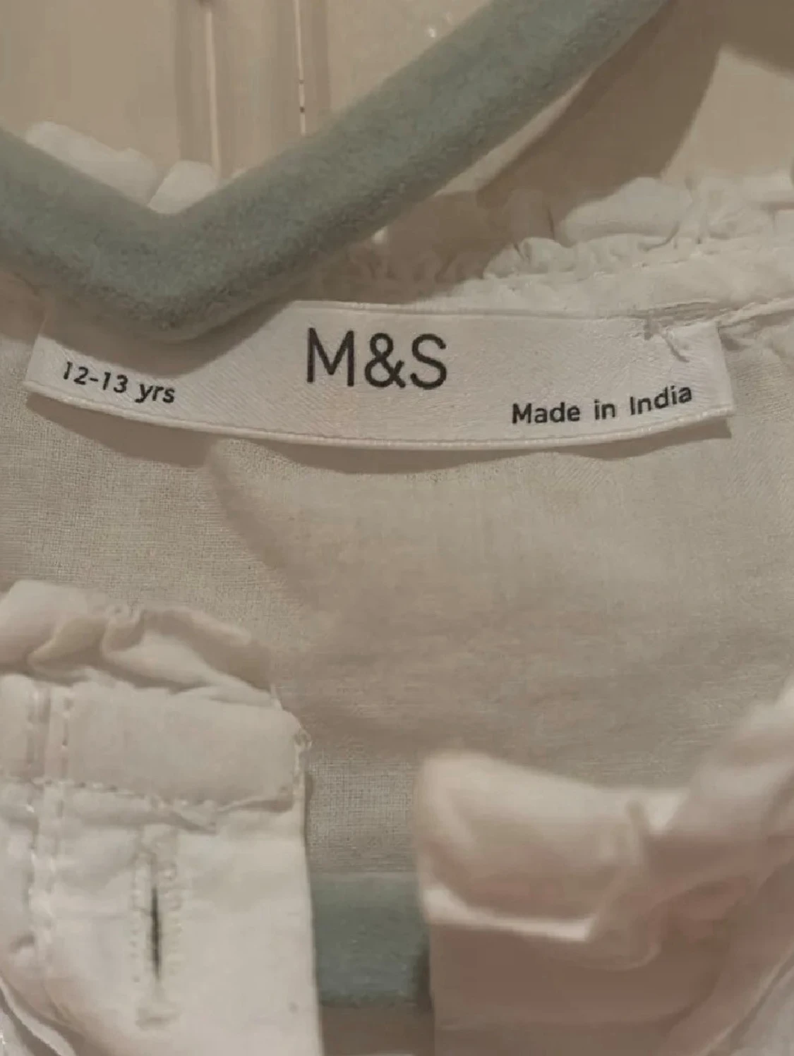 vit kortärmad blus  - 2