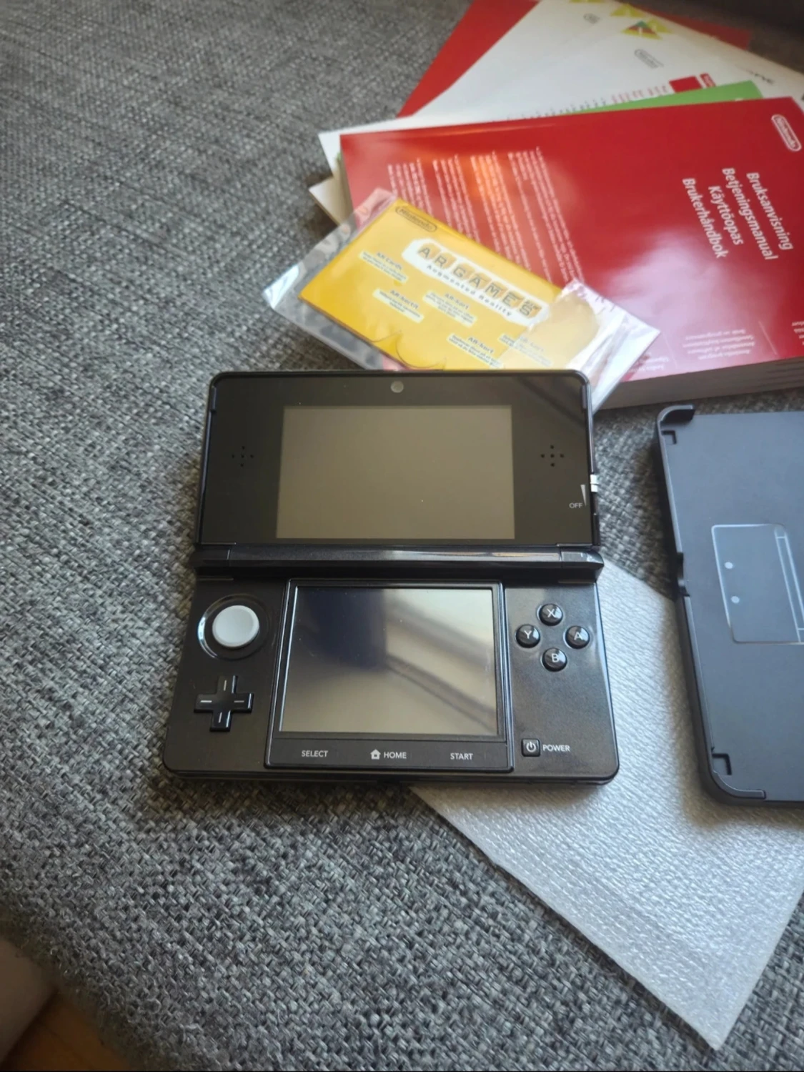 Nintendo 3DS Cosmos Black konsol - 1