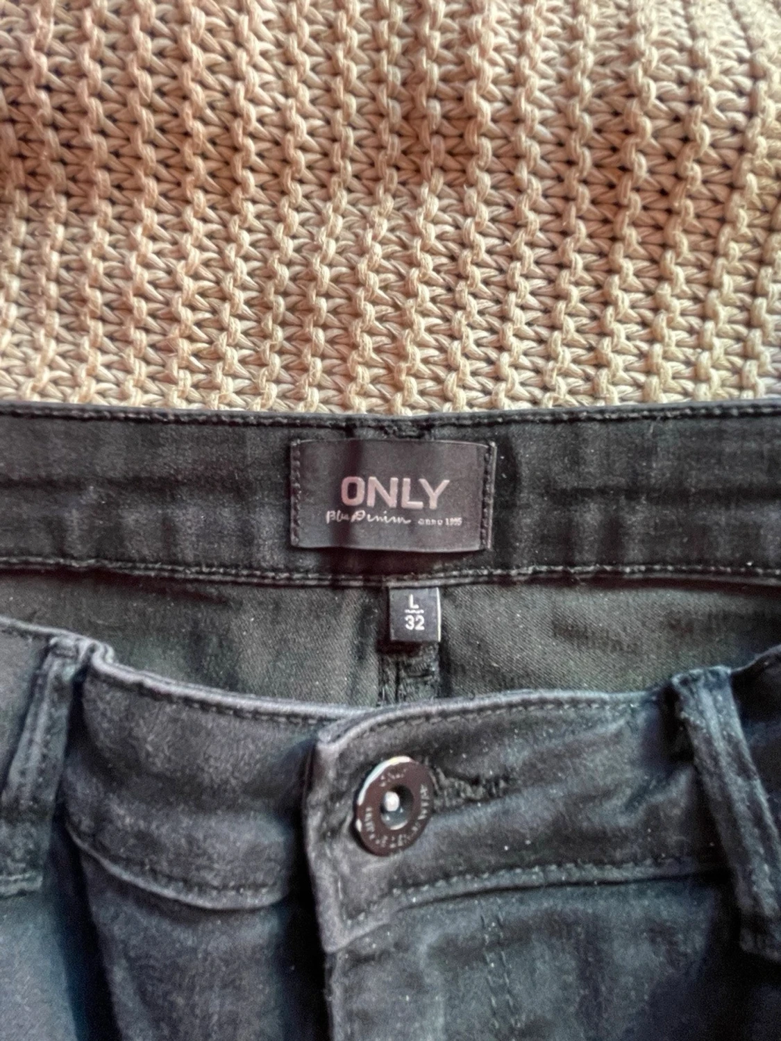 Svarta skinny jeans med hög midja - 3