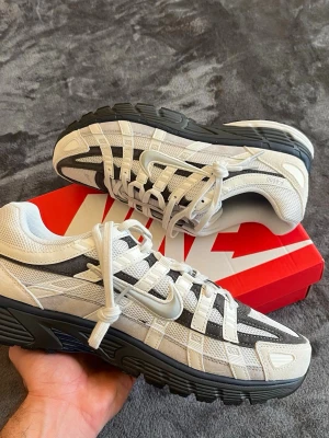 Nike P-6000 Photon Dust Anthracite - Nike P-6000 sneakers i vitt och svart med coola detaljer och meshpaneler för extra andningsförmåga. Snygg retrodesign med tydlig Swoosh-logga på sidan och robust svart sula. Perfekta för dig som gillar streetstyle och sportig vibe.