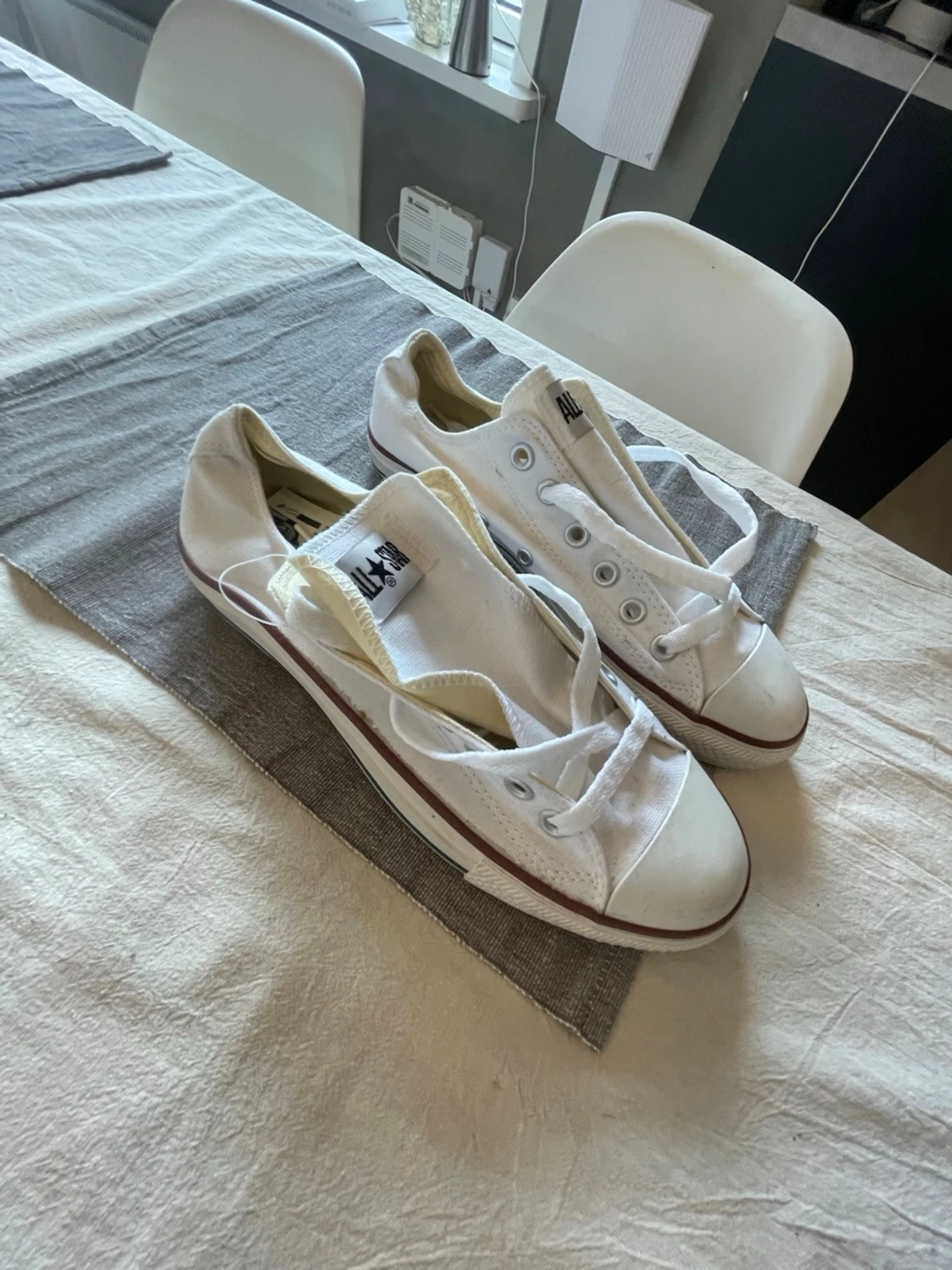 Vita Converse All Star låga sneakers - 1
